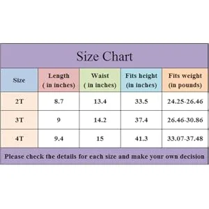 Skhls Baby Toddler Thick Absorbent Potty Training Pants Underwear 2T 6pcs Girls' - product information 4