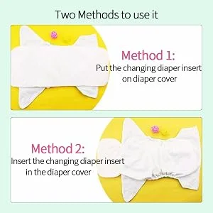Baby Washable Reusable Cloth Diapers 7 Pcs Diapers+7 Pcs Inserts+bag - product information 3