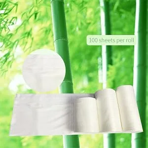 100% Bamboo Unscented Biodegradable Cloth Diaper Liners,Gently and Soft , Fragance Free and Chlorine Free - 100 Sheets Per Roll ( 4Rolls , Bamboo) - liner 3