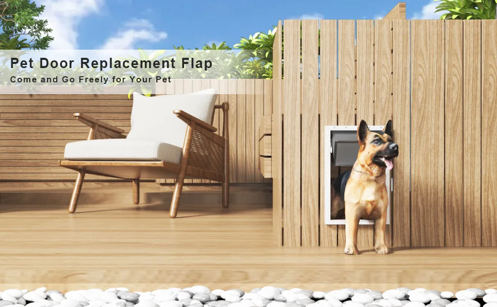 Dog Door Replacement Flaps with Screws Large - dog door replacement flaps