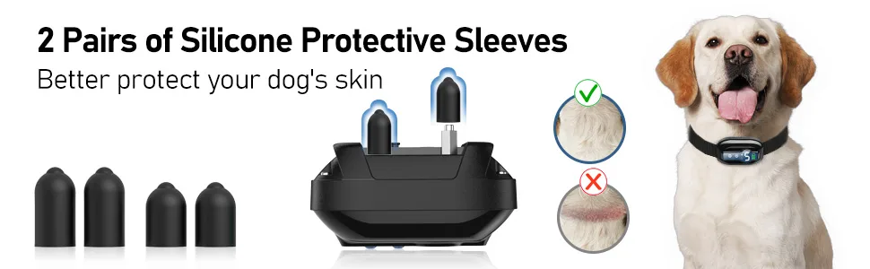 Dog Bark Collar, HenBrook Anti Barking Collar with 5 Adjustable Sensitivity and Intensity Beep Vibration and Optional Shock Function, Rechargeable Smart Bark Collar for Small, Medium & Large Dogs black - bark collar