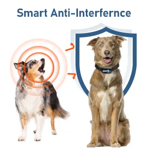 Dog Bark Collar, HenBrook Anti Barking Collar with 5 Adjustable Sensitivity and Intensity Beep Vibration and Optional Shock Function, Rechargeable Smart Bark Collar for Small, Medium & Large Dogs black - bark collar