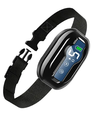 Dog Bark Collar, HenBrook Anti Barking Collar with 5 Adjustable Sensitivity and Intensity Beep Vibration and Optional Shock Function, Rechargeable Smart Bark Collar for Small, Medium & Large Dogs black - Bark Collar