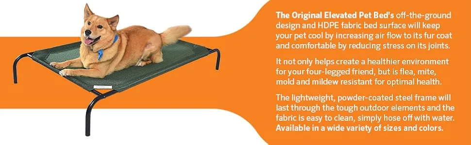 Coolaroo Pet Bed Replacement Cover Large Brunswick Green - Large Pet Beds