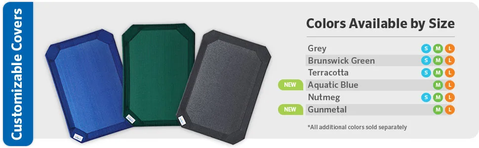 Coolaroo Pet Bed Replacement Cover Large Brunswick Green - Large Pet Beds