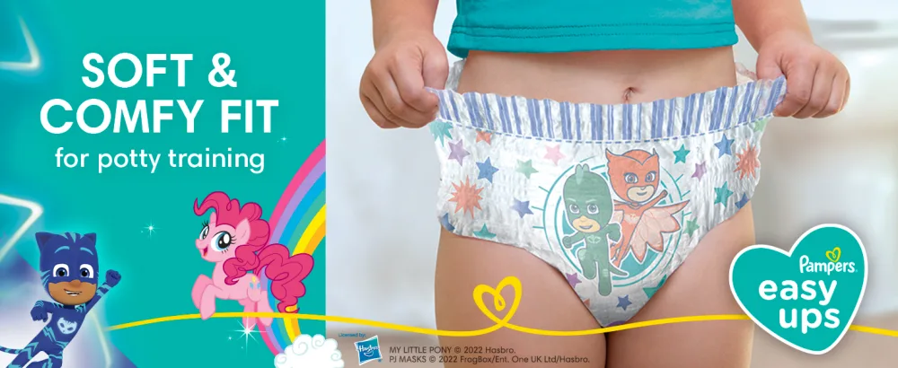 Pampers Easy Ups Training Underwear Boys Size 6 4T-5T 18 Count, (Packaging May Vary) - You know it