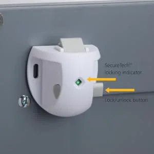 Safety 1st Adhesive Magnetic Lock System, 4 Locks And 1 Key - light indicator