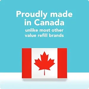 Diaper Lock Refills, Compatible with Diaper Genie | 240 Count (4-Pack) | Compatible with All Diaper Genie Pails - Made in Canada