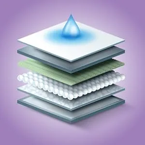 Hartz Odor Eliminating Dog Pads Regular 21 X 21 (50 Count) Lavender - layers