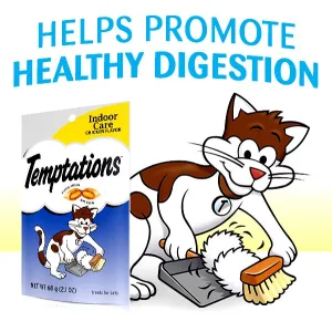 TEMPTATIONS MixUps and Classics Variety Packs, Multiple Flavors Feline Favorites 3 Ounce (Pack of 6) - Helps Promote Healthy Digestion