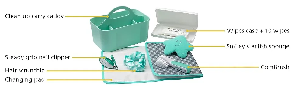 Cleanup Caddy: Diaper & Bath Station - Safety 1st Cleanup Caddy: Diaper & Bath Station