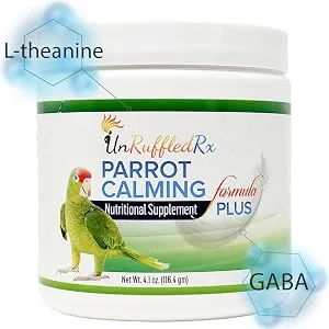 UnRuffledRx Parrot Calming Formula Dietary Supplement for Birds 3 oz. (224 Servings) - product information 10