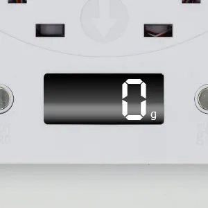 Qulable Digital Small Animals Scale with Tape Measure, Weigh Your Kitten, Rabbit, or Puppy with High Precision, Multi-Function Electronic Scales for Small Dogs Cats Crawl Pet (Pet Scale) White - baby scale