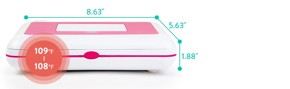 Prince Lionheart Compact Wipes Warmer, Grey - product information 2