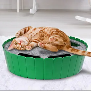 Pawaboo Cat Toy with Running Mouse, Electric Interactive Motion Cat Toy Automatic Rotating Teaser Pop and Play Hide and Seek Hunt Toy for Pet Cat Kitten Play Fun Excercise Green - product information 9