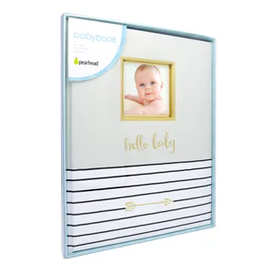 Pearhead Hello Beautiful First 5 Years Baby Memory Book with Photo Insert, Perfect Baby Keepsake, Pink, 1 Count (Pack of 1) Hello Beautiful, Pink - product information 4