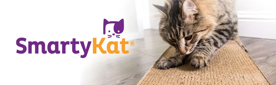 SmartyKat Scratch Up Hanging Corrugated Cat Scratchers for Cats & Kittens, Stimulating, Promotes Healthy Nail Growth Scratch Up (Catnip Infused) Single Pack - headerBanner_SK