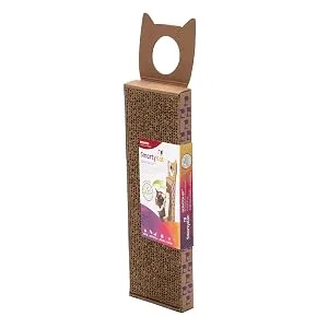 SmartyKat Scratch Up Hanging Corrugated Cat Scratchers for Cats & Kittens, Stimulating, Promotes Healthy Nail Growth Scratch Up (Catnip Infused) Single Pack - SmartyKat_Size