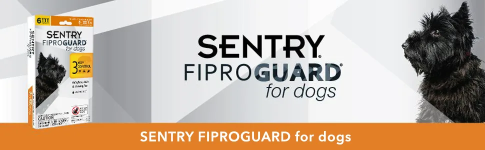 Sentry FiproGuard Topical Flea and Tick for Dogs Up to 22-Pound 6-Month - Sentry