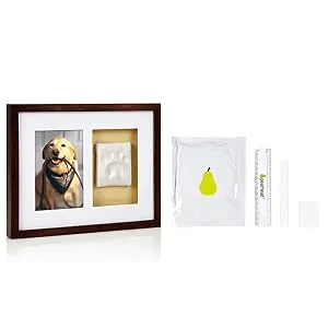 Pearhead Pet DIY Pawprints Wall Frame Kit for Dogs or Cats Espresso - product information 3