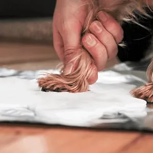 Pearhead Pet DIY Pawprints Wall Frame Kit for Dogs or Cats Espresso - product information 5