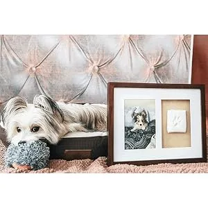 Pearhead Pet DIY Pawprints Wall Frame Kit for Dogs or Cats Espresso - product information 7