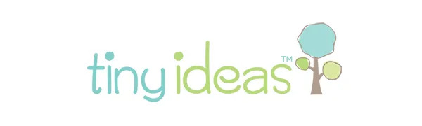 Tiny Ideas Family Handprint Frame and Paint Kit, DIY Crafts, Family Craft Night, White Family Handprint DIY Frame - Tiny Ideas logo