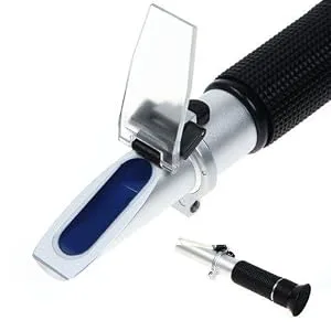 Automatic Temperature Compensation Sea Water Salt Salinity Refractometer for Aquarium, 0% - 10% & 1.0 to 1.070 S.g. Dual Scale Hydrometer By Adeadvancedoptics - product information 7
