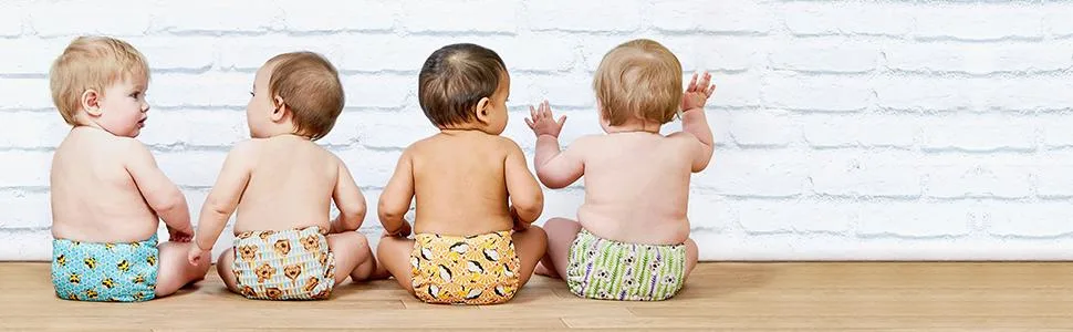 Bambino Mio, miosolo classic all-in-one cloth diaper, honeybee hive - product information 1