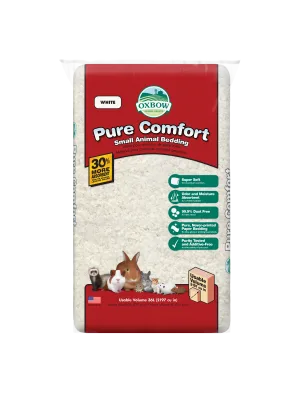 Oxbow Pure Comfort Small Animal Bedding - Odor & Moisture Absorbent, Dust-Free Bedding for Small Animals White 36 Liter - image