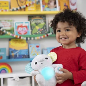 Bright Starts HugaBye Baby Musical Light Up Soft Toy Newborn+, Elephant - unspecified