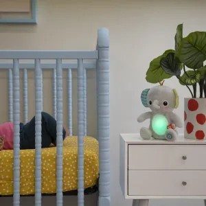 Bright Starts HugaBye Baby Musical Light Up Soft Toy Newborn+, Elephant - unspecified