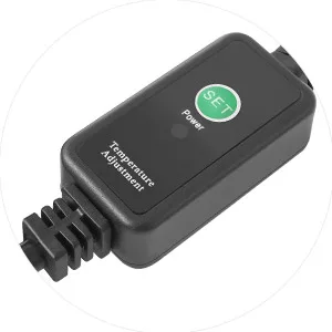 HITOP 50W 100W Mini Adjustable Aquarium Heater: Digital Fish Tank Heater with Protective Cover and Controller for 5-30Gallon 100W(10-30Gal) - Q5 aquarium heater