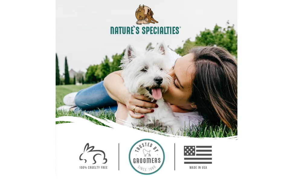 Nature's Specialties Plum-Tastic Maxiumum Moisurizer Conditioner for Dogs Cats, Non-Toxic Biodegradeable. 16oz - Nature