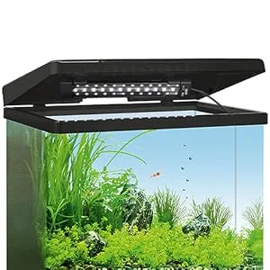 hygger 24/7 Mode Submersible Aquarium LED Light, Full Spectrum Hidden Fish Tank Light with 3 Rows Beads 7 Colors Auto On Off Sunrise-Daylight-Moonlight, Adjustable Timer Brightness 8W 11.8in 8W - Submersible Aquarium Light