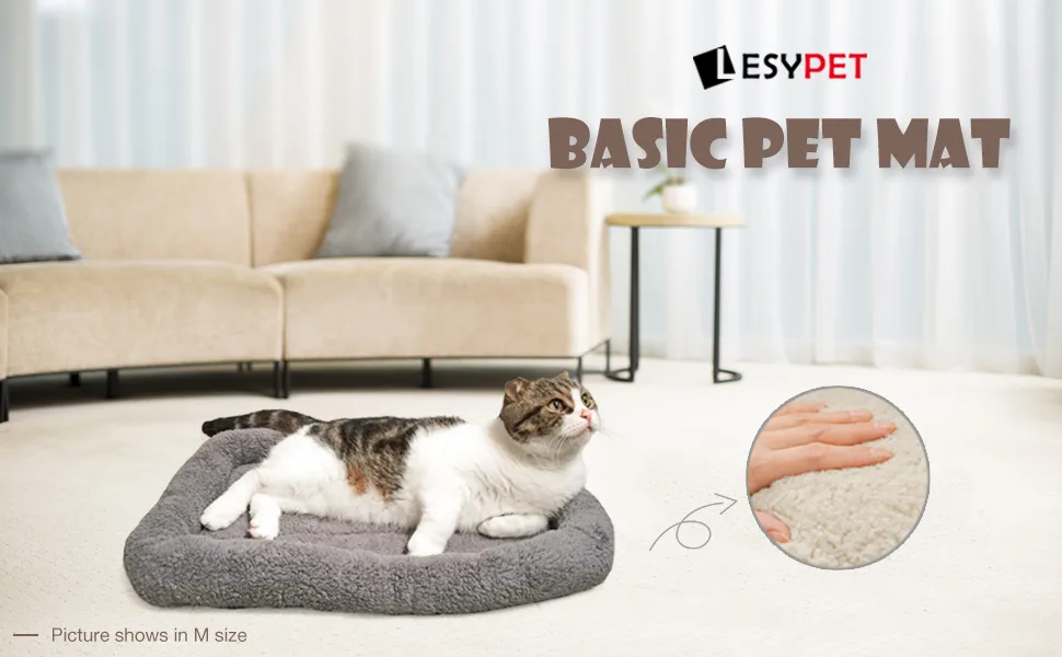lesypet Cat Bed, Cat Mat Small Pet Bed Dog Crate Mat Washable Mat - pet mat