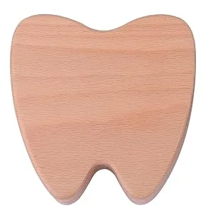 Baby Teeth Keepsake Box Artinova Wooden Box Tooth Shaped Box for Boys Girls, ARTA-0060 - tooth shape teeth keepsakes box
