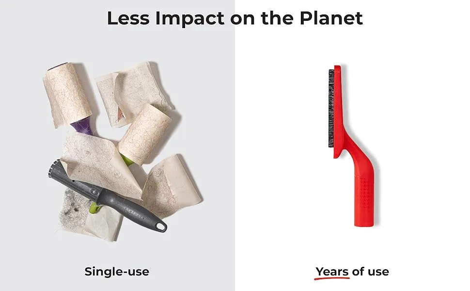 Lilly Brush - Fluffy Pet Brush - less impact on planet years of use fluffy pets brush