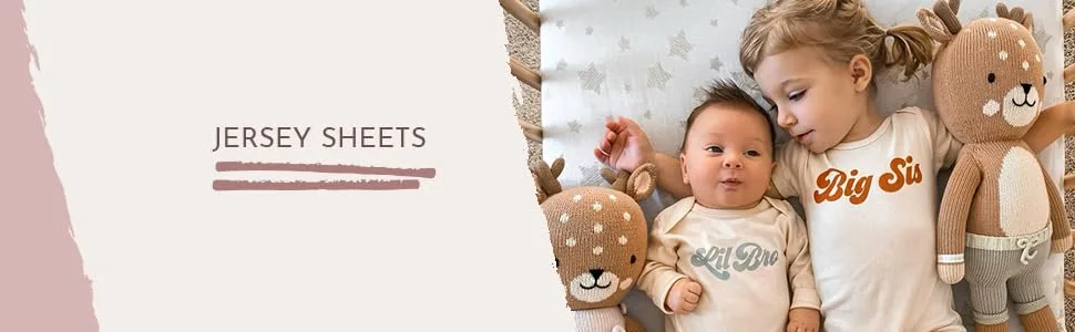 Ely's & Co. Changing Pad Cover | Cradle Sheet Set, 100% Jersey Cotton 2-Pack  Pink Tulip & Stripes Changing Pad Cover Pink Tulip - Jersey Sheets