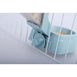 RUBYHOME Pets Food Hanging Bowl for Crates & Cages Hanging Pet Cage Feeder for Small Animals Cats Puppies Ferrets Rabbit Automatic Feeder - Rabbit Automatic Feeder