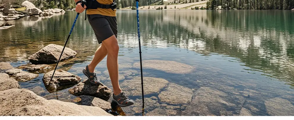 DREAM PAIRS Men's Hiking Sandals - Size 6 - Black - product information 2