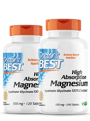 Doctor's BEST High Absorption Magnesium 200mg - 120 Tablets - DRB-0041_DRB_0040