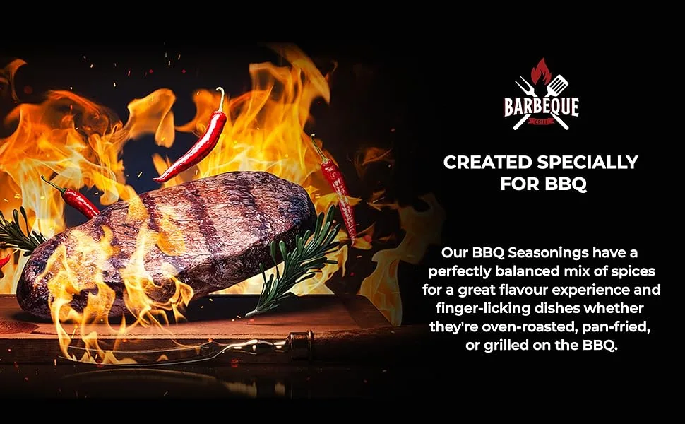 SALDVA Universal BBQ Seasoning All Purpose - Ultimate Rub - 230g - BBQ RUBS