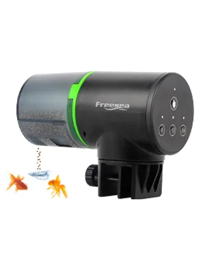 FREESEA Aquarium Automatic Fish Feeder: Vacation Timer Feeder for Fish Tank Electric Adjustable Auto Fish Food Dispenser 0.05 Gal & Two Fixed Methods - Automatic Fish Feeder