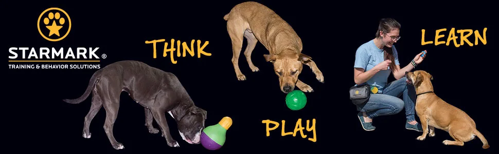 StarMark Bob-A-Lot Interactive Dog Toy Small 1 - think play learn