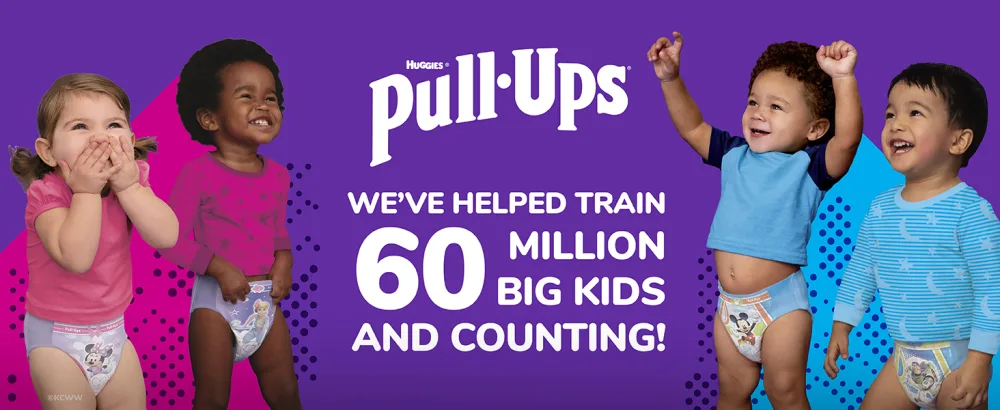Pull-Ups Girls' Potty Training Pants, Size 5, 3T-4T, 20 Ct 3T-4T (20 Count) - pull ups
