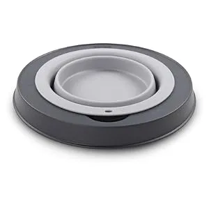 Dexas Popware for Pets Single Elevated Pet Feeder Small/1.5 Cup Capacity Fuchsia - Pet feeder,pet dish, pet bowl, dog feeder, elevated dog bowl, collapsible dog bowl, dog bowl