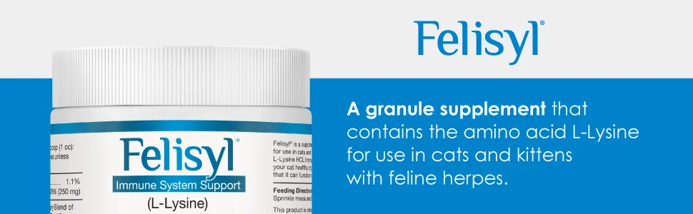 Felisyl Immune System Support(L-Lysine) Granules for Cats 3.5oz(100g) - Felisyl immune system support (granules)