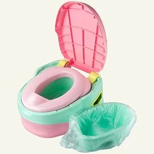 Tebery 150 Pack Portable Potty Chair Liners with Drawstring, Potty Bags Potty Liners Disposable for Baby Toilet Potty Training Seat - product information 6