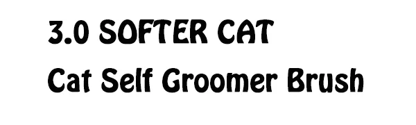 IMISNO Cat Self Groomer with Catnip Pouch,Cats Corner Massage Comb Grooming Brush Tool for Kitten Puppy 2 Black/2 Grey - self groomer